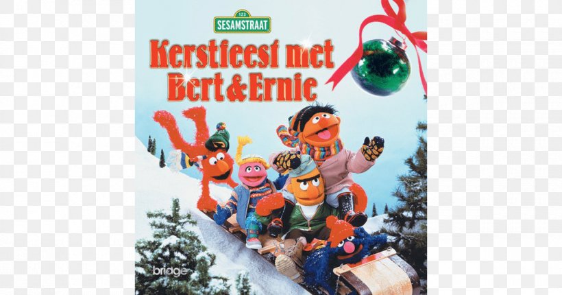Kerstfeest Met Bert & Ernie Sesamstraat Christmas Day Album, PNG, 1200x630px, Watercolor, Cartoon, Flower, Frame, Heart Download Free