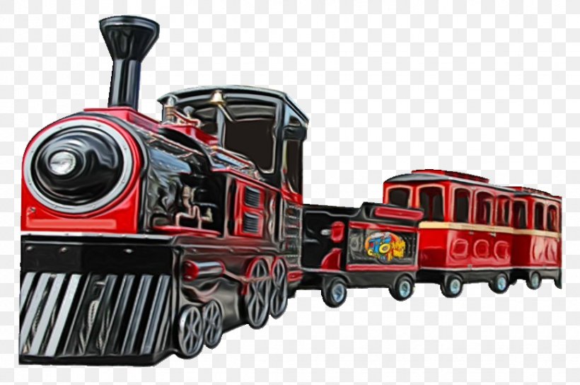 Vehicle Train Transport Locomotive Steam Engine, PNG, 867x576px, Watercolor, Fictional Character, Locomotive, Mode Of Transport, Paint Download Free