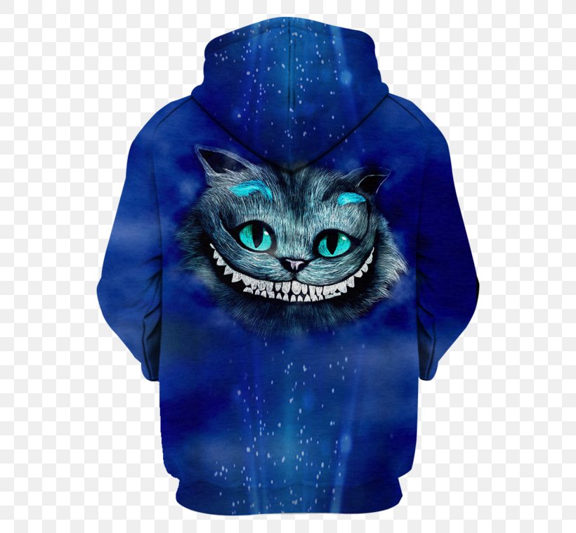 Hoodie T-shirt Bluza Sleeve, PNG, 760x759px, Hoodie, Blue, Bluza, Cat, Electric Blue Download Free