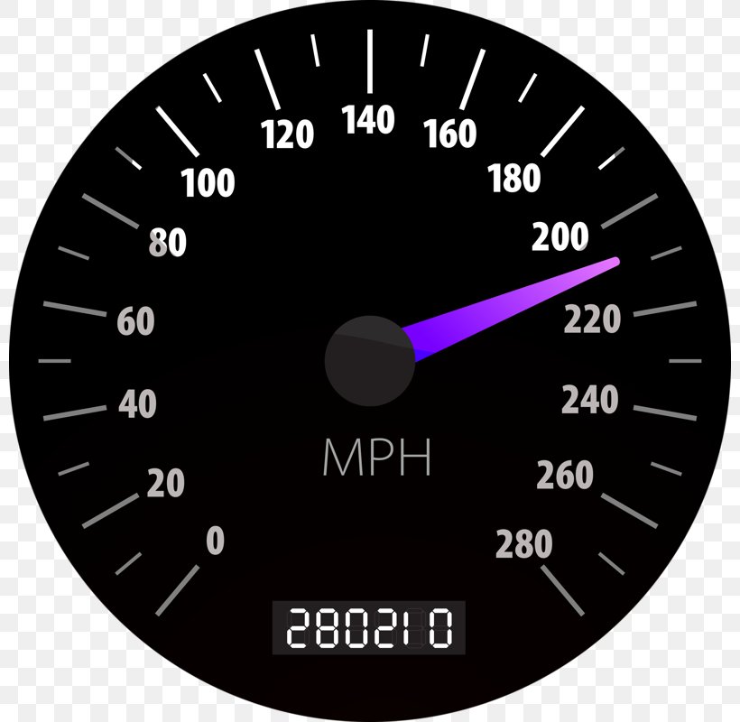 Car Speedometer Dashboard Clip Art, PNG, 800x800px, Speedometer, Brand, Dashboard, Driving, Gauge Download Free