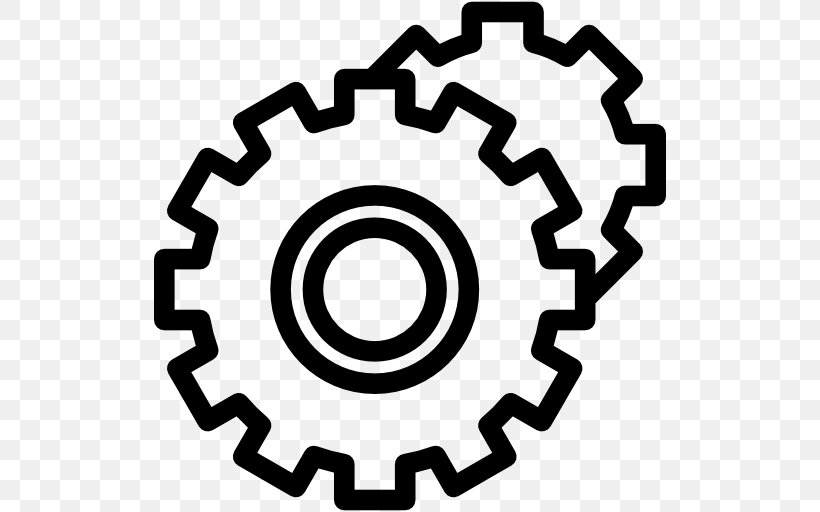 Efficiency, PNG, 512x512px, Efficiency, Area, Auto Part, Black And White, Gear Download Free