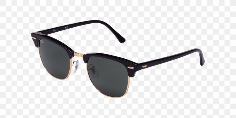 Ray-Ban Clubmaster Folding Sunglasses Ray-Ban Clubmaster Classic, PNG, 1000x500px, Rayban, Aviator Sunglasses, Clothing Accessories, Eyewear, Fashion Download Free