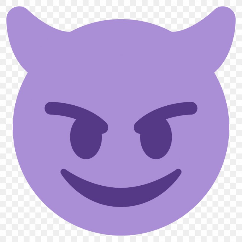 Smiley Emoji Emoticon Devil, PNG, 1024x1024px, Smiley, Carnivoran, Cartoon, Cat, Cat Like Mammal Download Free