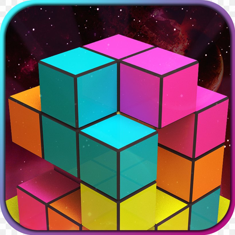 Breaking Blocks, PNG, 1024x1024px, Trucker Parking, Android, Bubble Shooter, Glass, Magenta Download Free