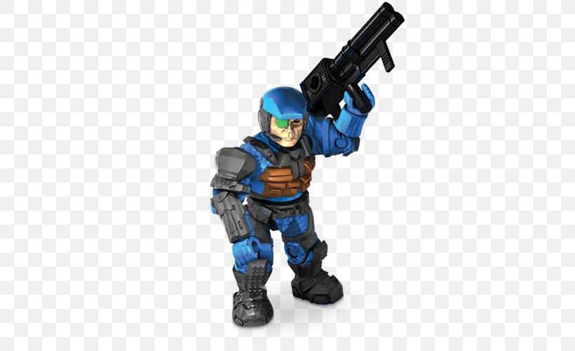 Halo: Combat Evolved Halo 3: ODST Master Chief Mega Brands Factions Of Halo, PNG, 500x500px, Halo Combat Evolved, Action Figure, Cobalt, Combat, Construction Set Download Free