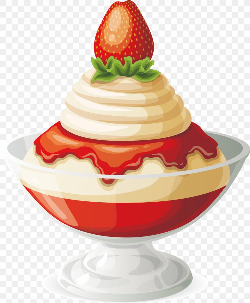 Strawberry Ice Cream Sundae Ice Cream Cone, PNG, 1556x1886px, Ice Cream, Berry, Bowl, Chocolate Ice Cream, Cream Download Free