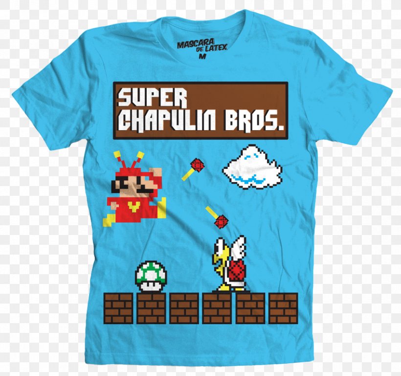 Super Mario Bros. T-shirt Earthworm Jim, PNG, 850x797px, Mario Bros, Active Shirt, Area, Baby Products, Baby Toddler Clothing Download Free