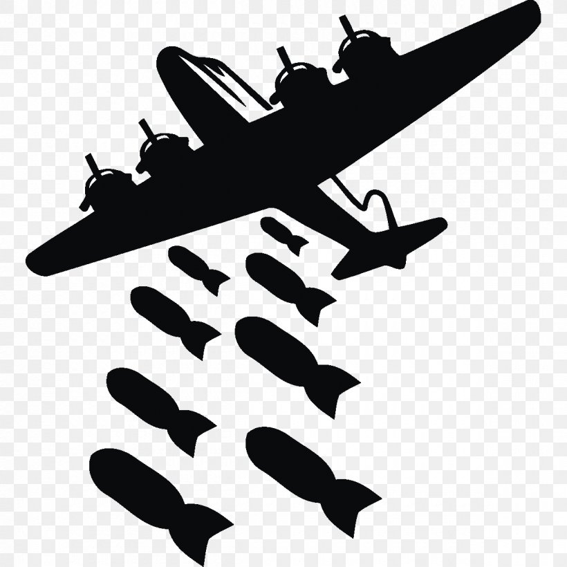 Bomb Decal Airplane Sticker Nuclear Weapon, PNG, 1200x1200px, Bomb, Aircraft, Airplane, Aviation, Black And White Download Free