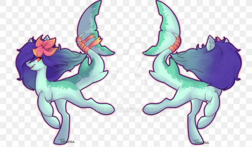 Horse Turquoise Fish Clip Art, PNG, 1024x601px, Horse, Animal Figure, Art, Cartoon, Dragon Download Free
