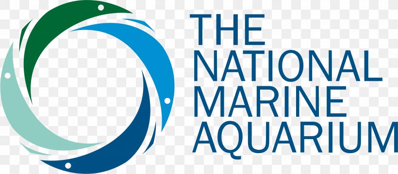 National Marine Aquarium, Plymouth Public Aquarium National Aquarium Logo, PNG, 4350x1909px, National Marine Aquarium Plymouth, Aquarium, Area, Blue, Brand Download Free