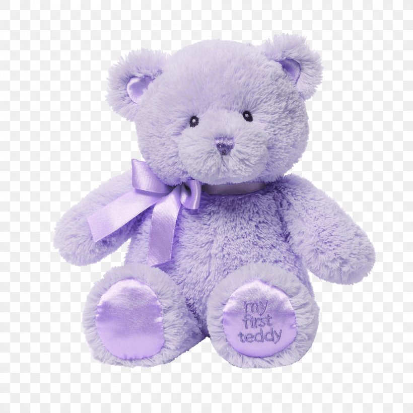 The Purple Teddy Bear: A Christmas Story Gund Stuffed Animals & Cuddly Toys, PNG, 1000x1000px, Watercolor, Cartoon, Flower, Frame, Heart Download Free