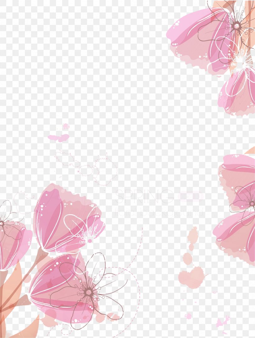 Tulip Pink, PNG, 999x1323px, Tulip, Blossom, Cherry Blossom, Color, Floral Design Download Free