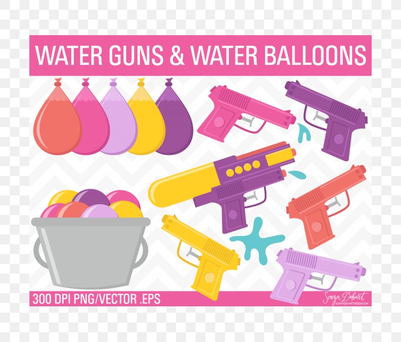 Water Gun Water Balloon Water Fight Clip Art, PNG, 700x700px, Water Gun, Area, Balloon, Birthday, Brand Download Free