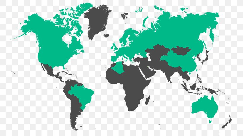 World Map Clip Art Illustration, PNG, 749x460px, World Map, Atlas, Border, Green, Map Download Free