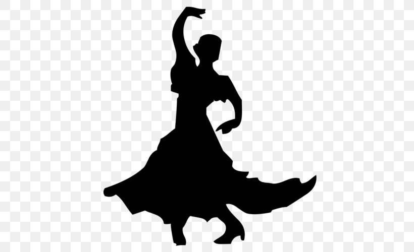 Flamenco Dance Silhouette Drawing, PNG, 500x500px, Flamenco, Art, Artwork, Ballet Dancer, Black Download Free