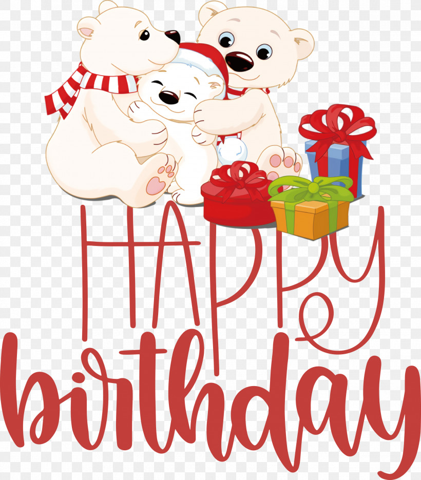 Birthday Happy Birthday, PNG, 2630x3000px, Birthday, Bears, Brown Bear, Christmas Day, Christmas Gift Download Free