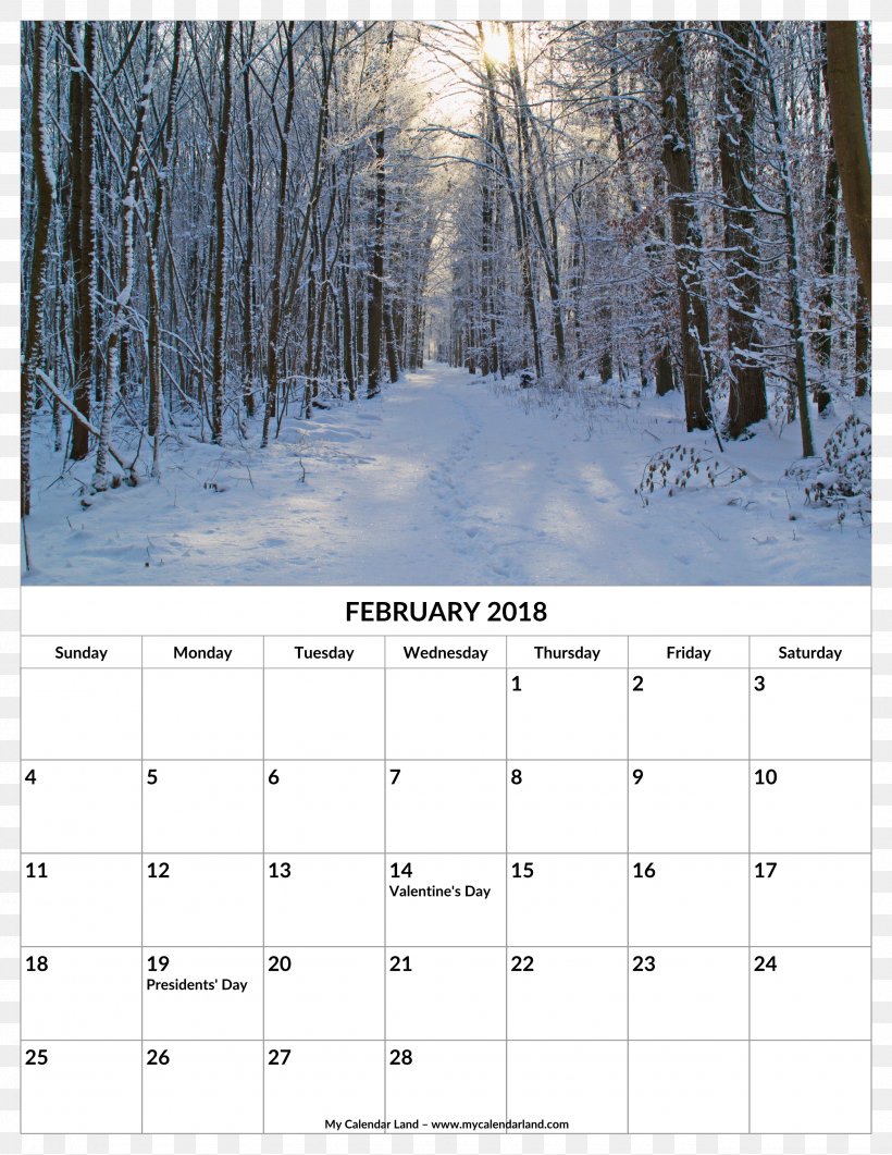 Calendar Winter Solstice Forest Cold, PNG, 2550x3300px, 2017, 2018, Calendar, Cold, December Download Free