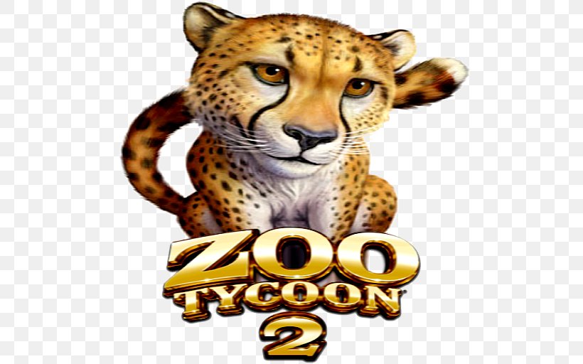 Zoo Tycoon 2: Marine Mania Cheetah Zoo Tycoon 2: Endangered Species Game THQ, PNG, 512x512px, Zoo Tycoon 2 Marine Mania, Big Cats, Carnivoran, Cat Like Mammal, Cheetah Download Free
