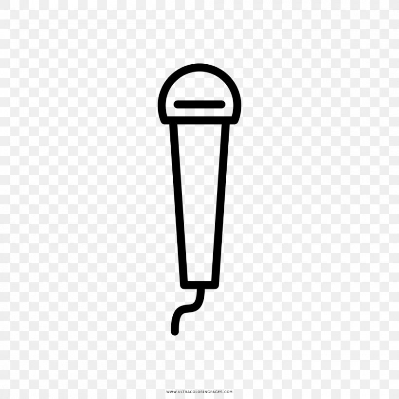 Microphone Drawing Coloring Book Ausmalbild Einfach Und Frei, PNG, 1000x1000px, Microphone, Area, Ausmalbild, Coloring Book, Computer Font Download Free