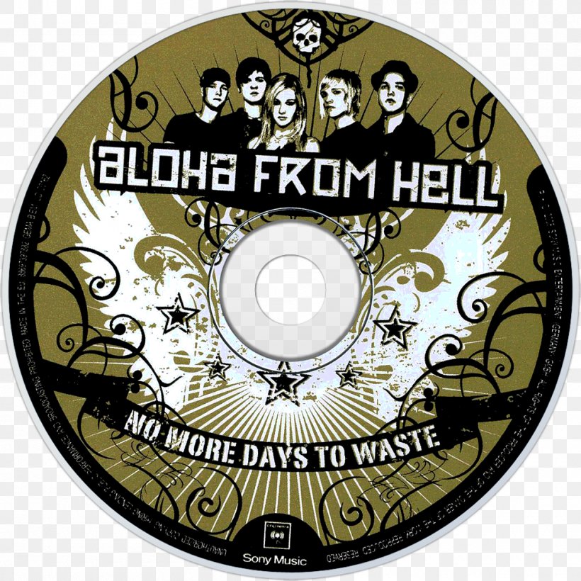 Compact Disc Aloha From Hell Disk Storage, PNG, 1000x1000px, Compact Disc, Brand, Disk Storage, Dvd, Label Download Free