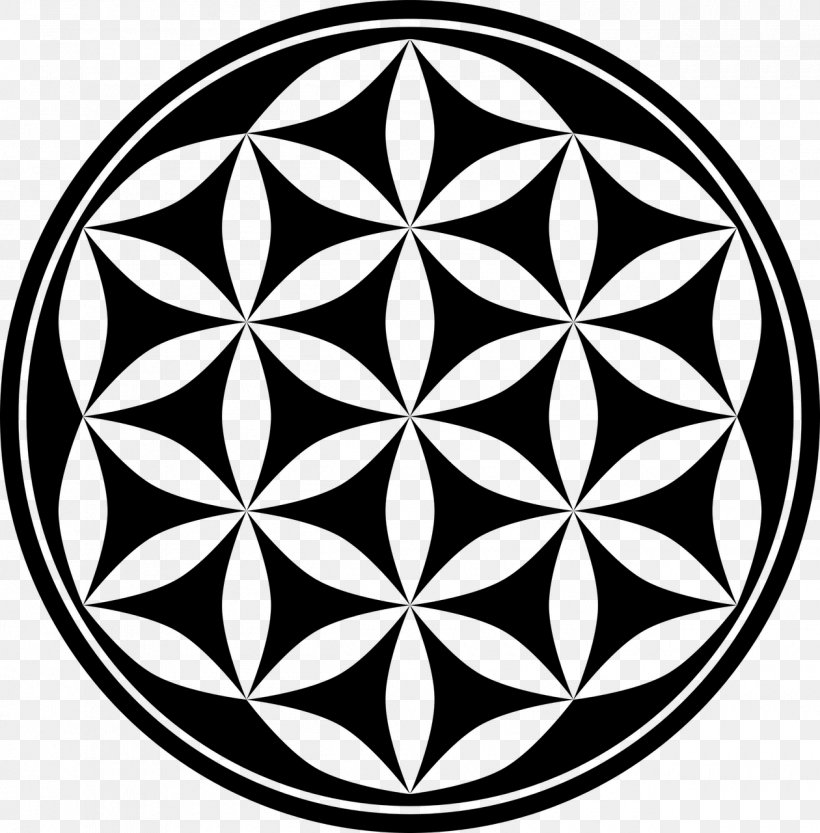 Overlapping Circles Grid Sacred Geometry Mandala Symbol, PNG, 1260x1280px, Overlapping Circles Grid, Area, Art, Black And White, Flowering Plant Download Free