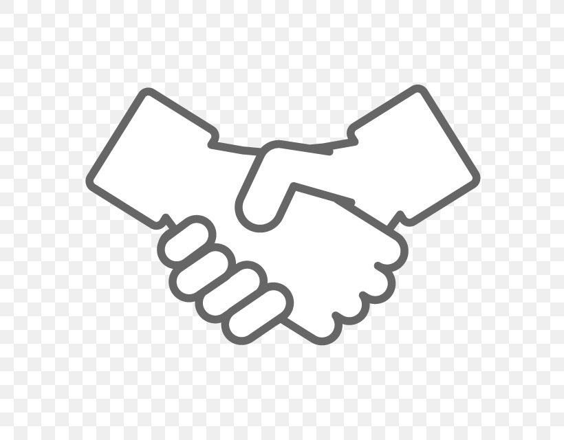 Clip Art Vector Graphics Handshake Royalty-free, PNG, 640x640px, Handshake, Area, Auto Part, Black And White, Finger Download Free