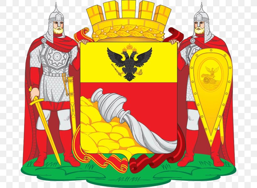 Gorod Voronezh Coat Of Arms Heraldry Double-headed Eagle, PNG, 688x599px, Voronezh, Achievement, Art, Coat Of Arms, Doubleheaded Eagle Download Free