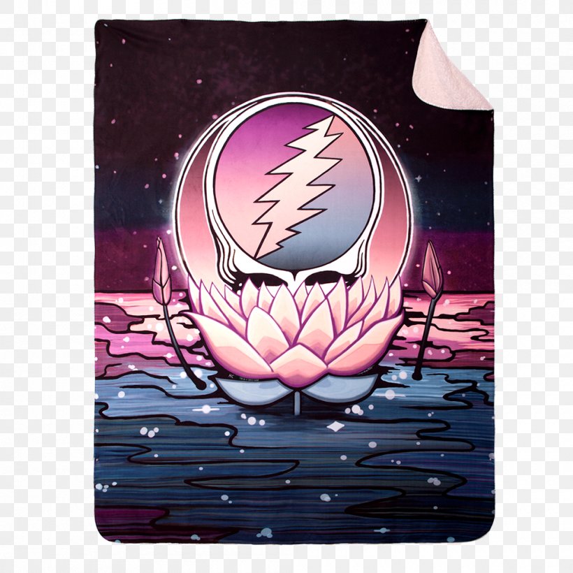 Grateful Dead Steal Your Face Hoodie Blanket Polar Fleece, PNG, 1000x1000px, Watercolor, Cartoon, Flower, Frame, Heart Download Free