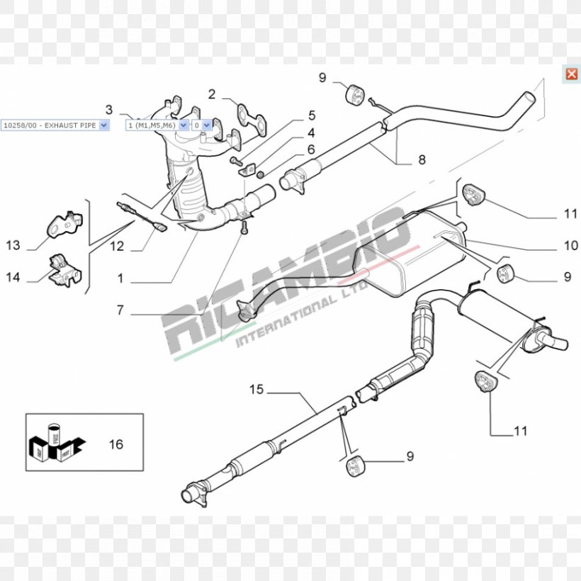 Exhaust System Fiat Automobiles Fiat Punto Car Harley-Davidson Sportster, PNG, 850x850px, Exhaust System, Area, Auto Part, Black And White, Car Download Free