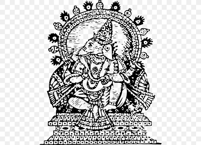 Shiva Ganesha Clip Art, PNG, 498x595px, Watercolor, Cartoon, Flower, Frame, Heart Download Free