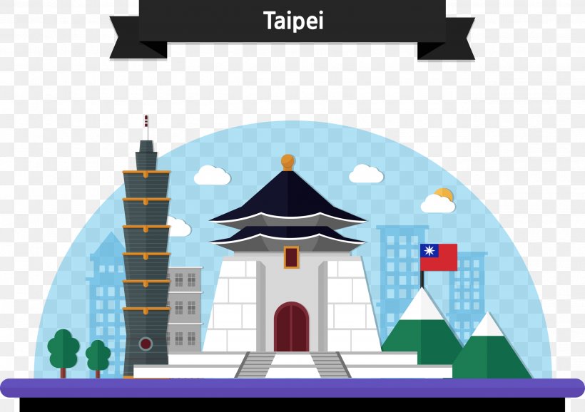 Taipei 101 Building Illustration, PNG, 2595x1832px, Taipei 101, Architecture, Building, City, Facade Download Free