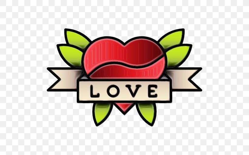 Text Clip Art Logo Heart Emblem, PNG, 512x512px, Watercolor, Emblem, Heart, Logo, Paint Download Free