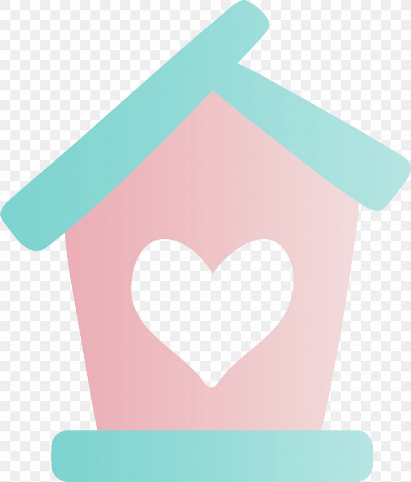 Turquoise Pink Teal Heart, PNG, 2558x3000px, Bird House, Heart, Paint, Pink, Teal Download Free