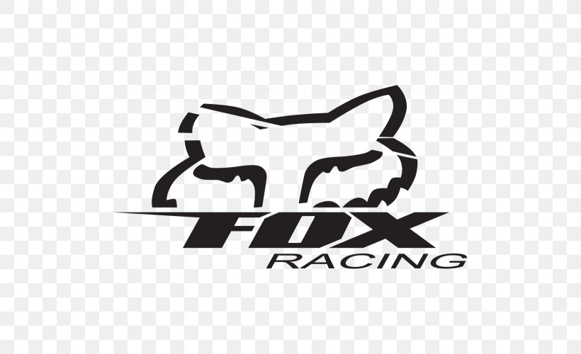 Decal Fox Racing Logo Sticker Clothing, PNG, 500x500px, Decal, Auto Racing, Black, Black And White, Brand Download Free