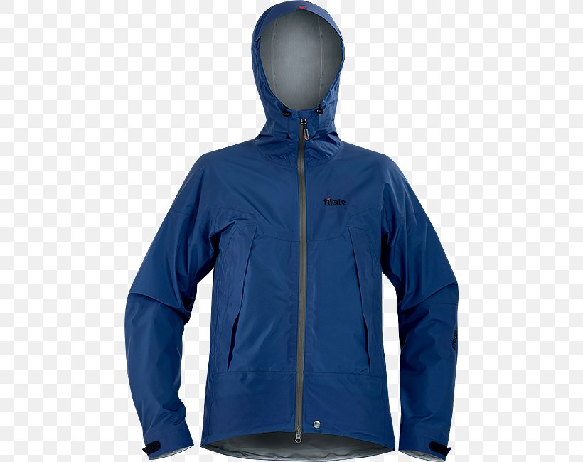 Hoodie T-shirt Jacket Waterproofing Rab, PNG, 500x650px, Hoodie, Clothing, Cobalt Blue, Electric Blue, Flight Jacket Download Free