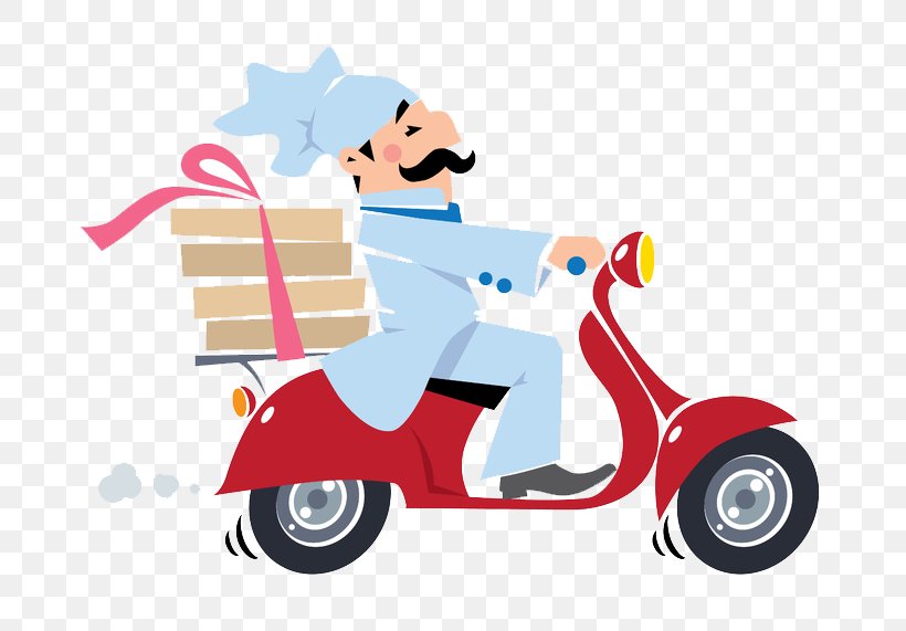 Pizza Delivery Scooter Motorcycle, PNG, 800x571px, Pizza, Automotive Design, Bicycle, Car, Cartoon Download Free