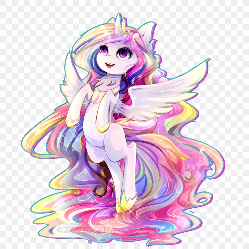 Pony Princess Celestia Twilight Sparkle DeviantArt Fan Art, PNG, 1800x1800px, Watercolor, Cartoon, Flower, Frame, Heart Download Free