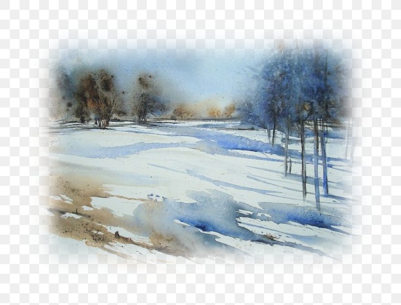 Watercolor Painting 水彩風景 Art, PNG, 800x624px, Watercolor Painting, Arctic, Art, Blizzard, Canvas Download Free