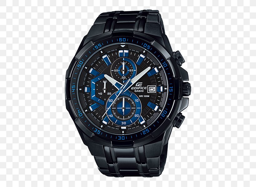 Casio Edifice Analog Watch Chronograph, PNG, 500x600px, Casio Edifice, Analog Watch, Blue, Brand, Casio Download Free