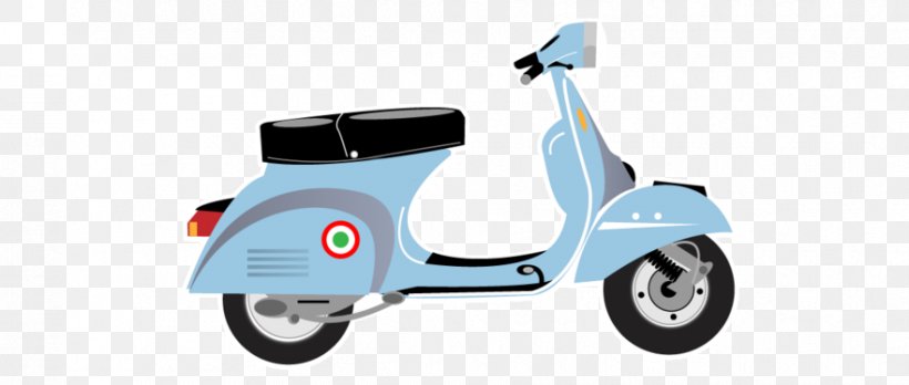 Scooter Vespa GTS Motorcycle Clip Art, PNG, 881x374px, Scooter, Bicycle Accessory, Drawing, Italika, Kick Scooter Download Free