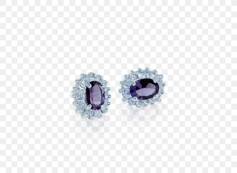 Amethyst Earring Body Jewellery Diamond, PNG, 600x600px, Watercolor, Cartoon, Flower, Frame, Heart Download Free