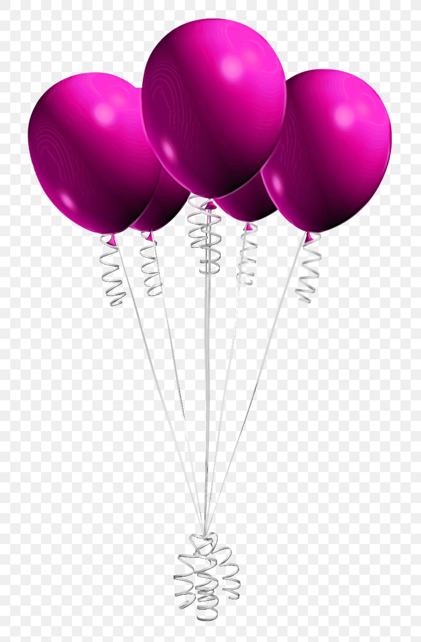 Balloon Purple Violet Party Supply Pink, PNG, 744x1251px, Watercolor, Balloon, Magenta, Paint, Party Supply Download Free