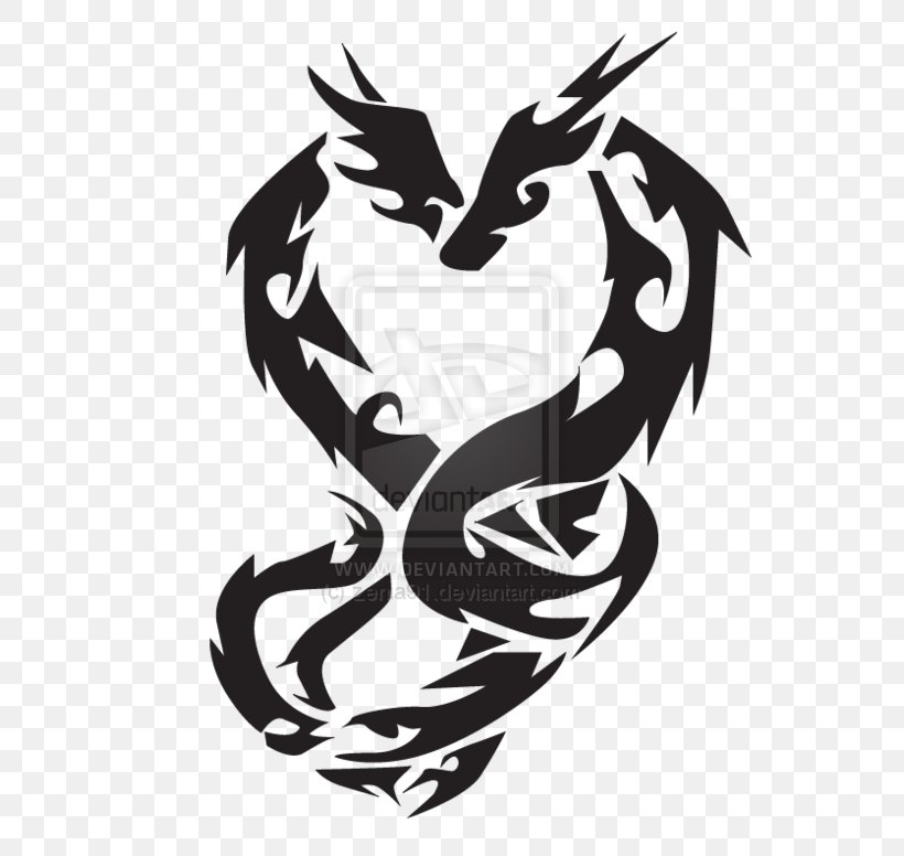 Dragon Tribe Love Image Illustration, PNG, 600x776px, Dragon, Art, Art Museum, Black And White, Dragonheart Download Free