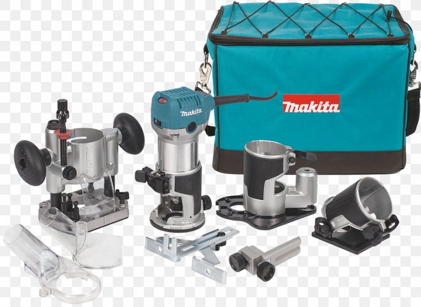 Makita RT0701CX3 Router Laminate Trimmer Makita RT0701CX7, PNG, 1095x800px, Router, Hardware, Laminate Trimmer, Machine, Makita Download Free