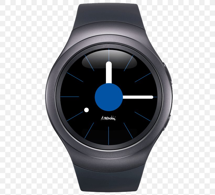 Samsung Gear S2 Samsung Galaxy Gear Samsung Gear S3 Smartwatch, PNG, 744x744px, Samsung Gear S2, Android, Brand, Electric Blue, Samsung Download Free