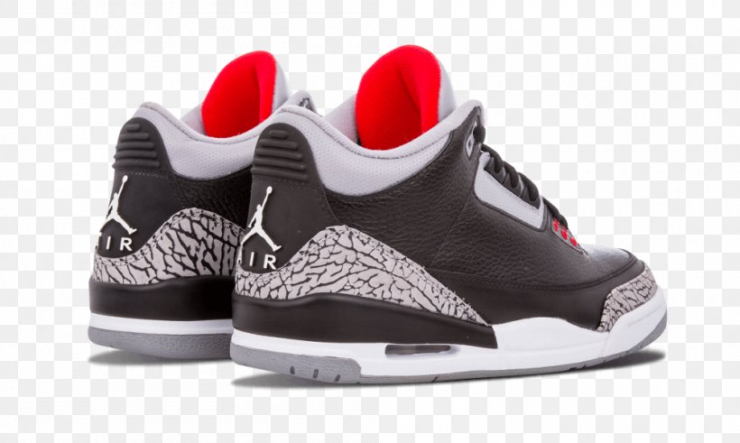 Shoe Sneakers Black Air Jordan Cement, PNG, 1000x600px, Shoe, Air Jordan, Athletic Shoe, Basketball Shoe, Black Download Free