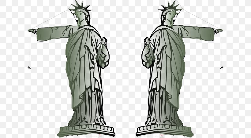 Statue Of Liberty Eiffel Tower Image Ellis Island, PNG, 640x452px, Statue Of Liberty, Artwork, Drawing, Eiffel Tower, Ellis Island Download Free