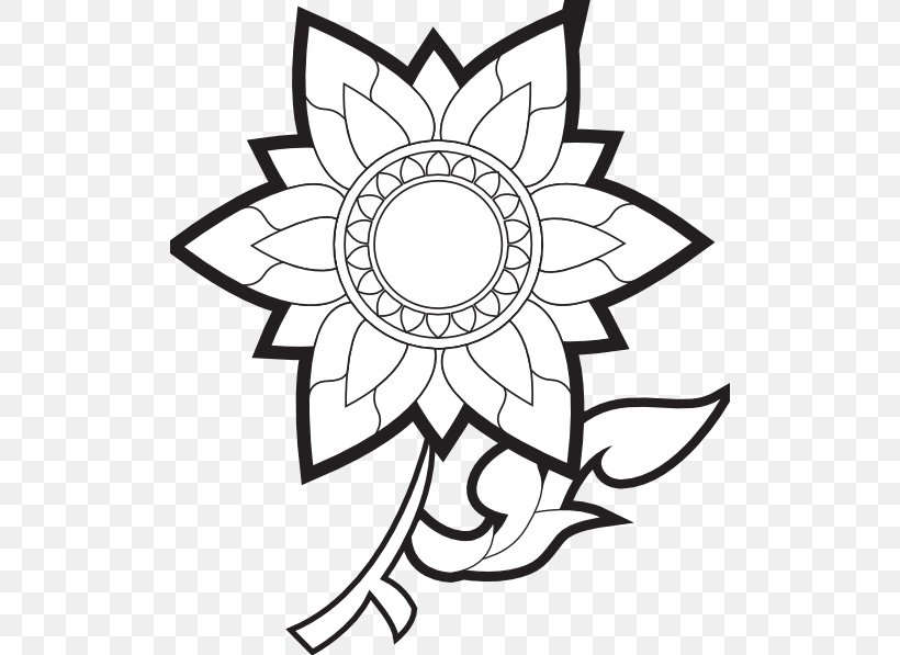 Drawing Flower Black And White Clip Art, PNG, 510x597px, Drawing, Area, Art, Artwork, Black Download Free