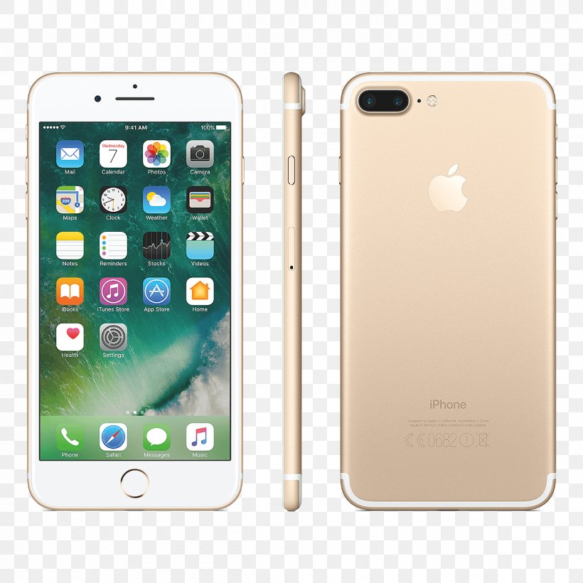 IPhone 7 Plus Apple Telephone Rose Gold, PNG, 1200x1200px, Iphone 7 Plus, Apple, Communication Device, Electronic Device, Feature Phone Download Free