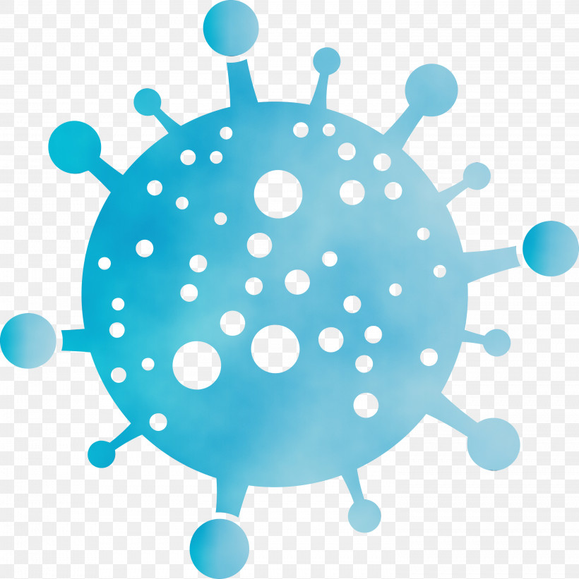 Turquoise Aqua Circle, PNG, 2993x3000px, Bacteria, Aqua, Circle, Germs, Paint Download Free